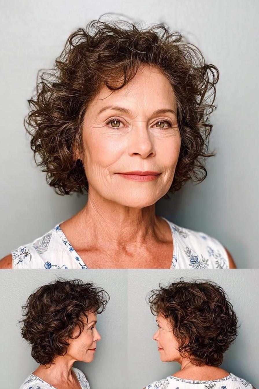 Youthful Bouncy Curly Bob