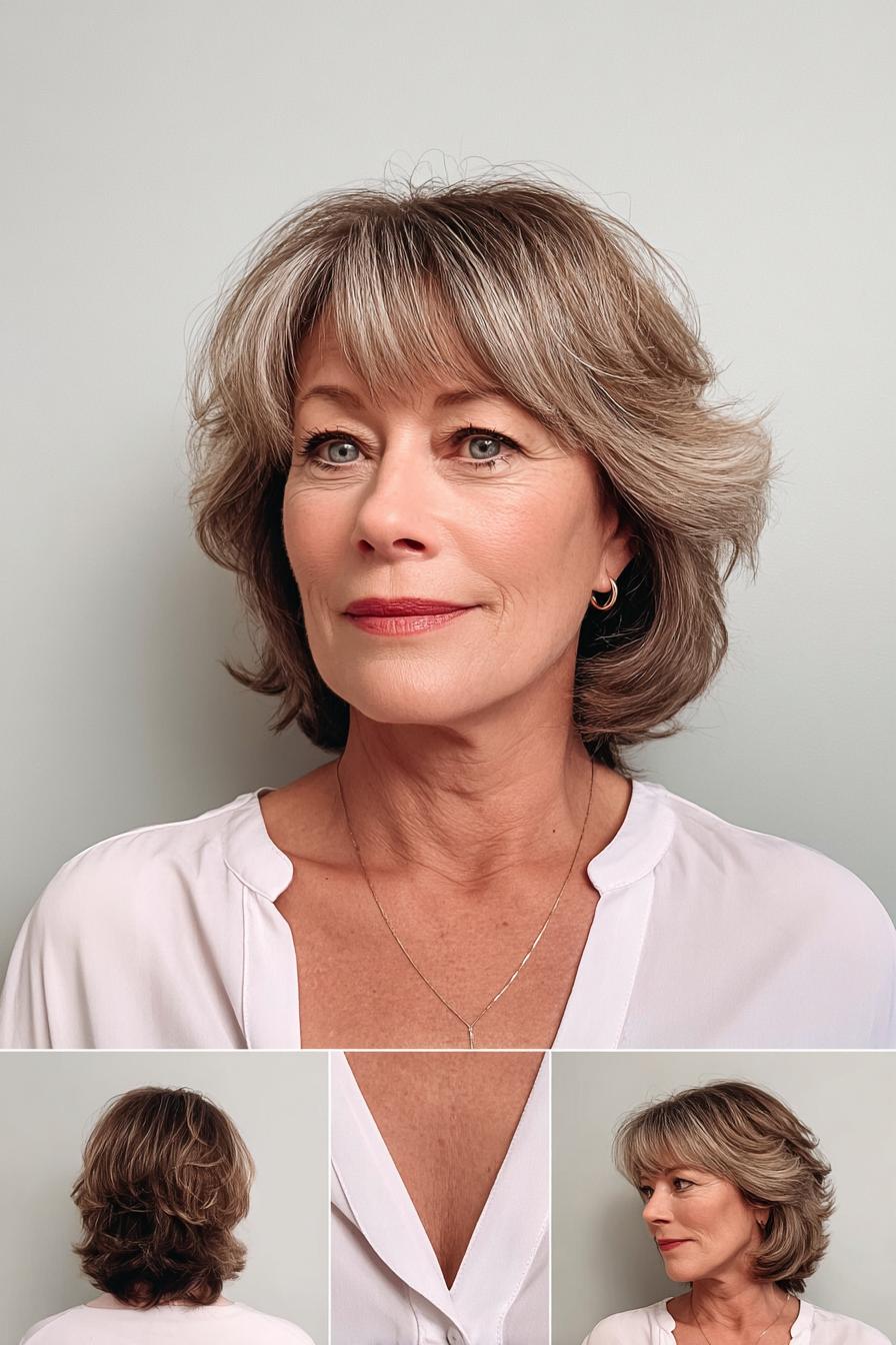 Feathered Layers Soft Fringe