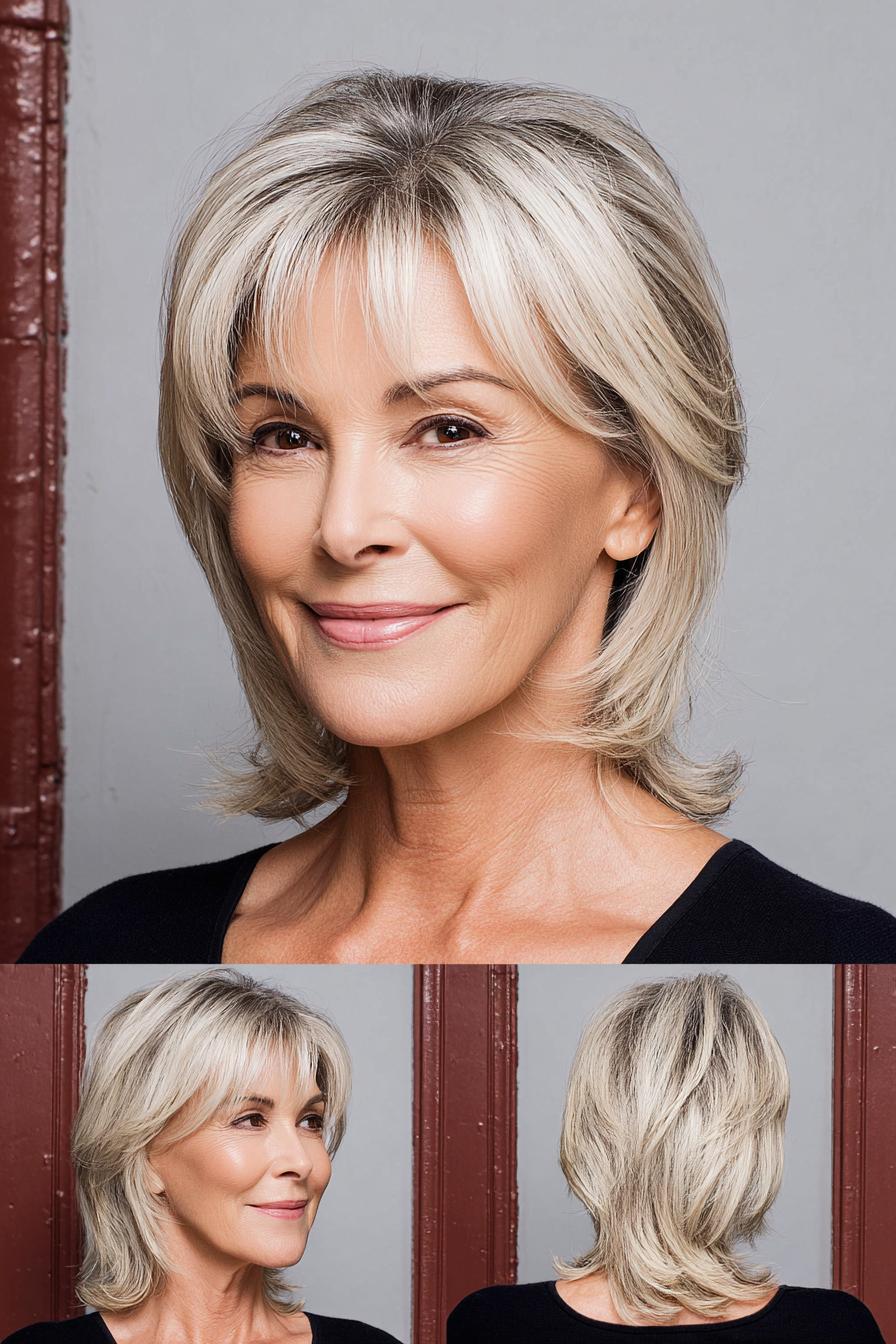 Soft Feathered Blonde Layers