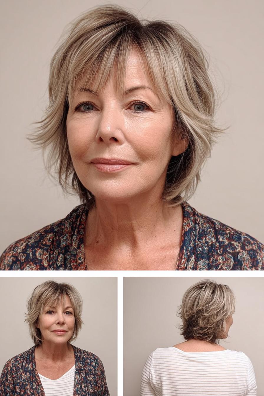 Soft Layered Shag Bob