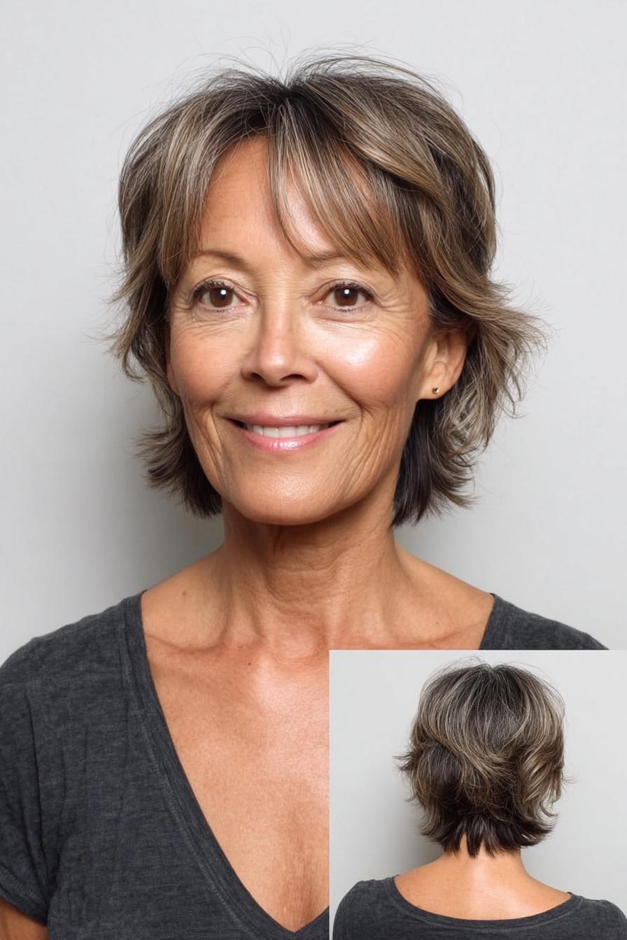 Soft layered shag elegance