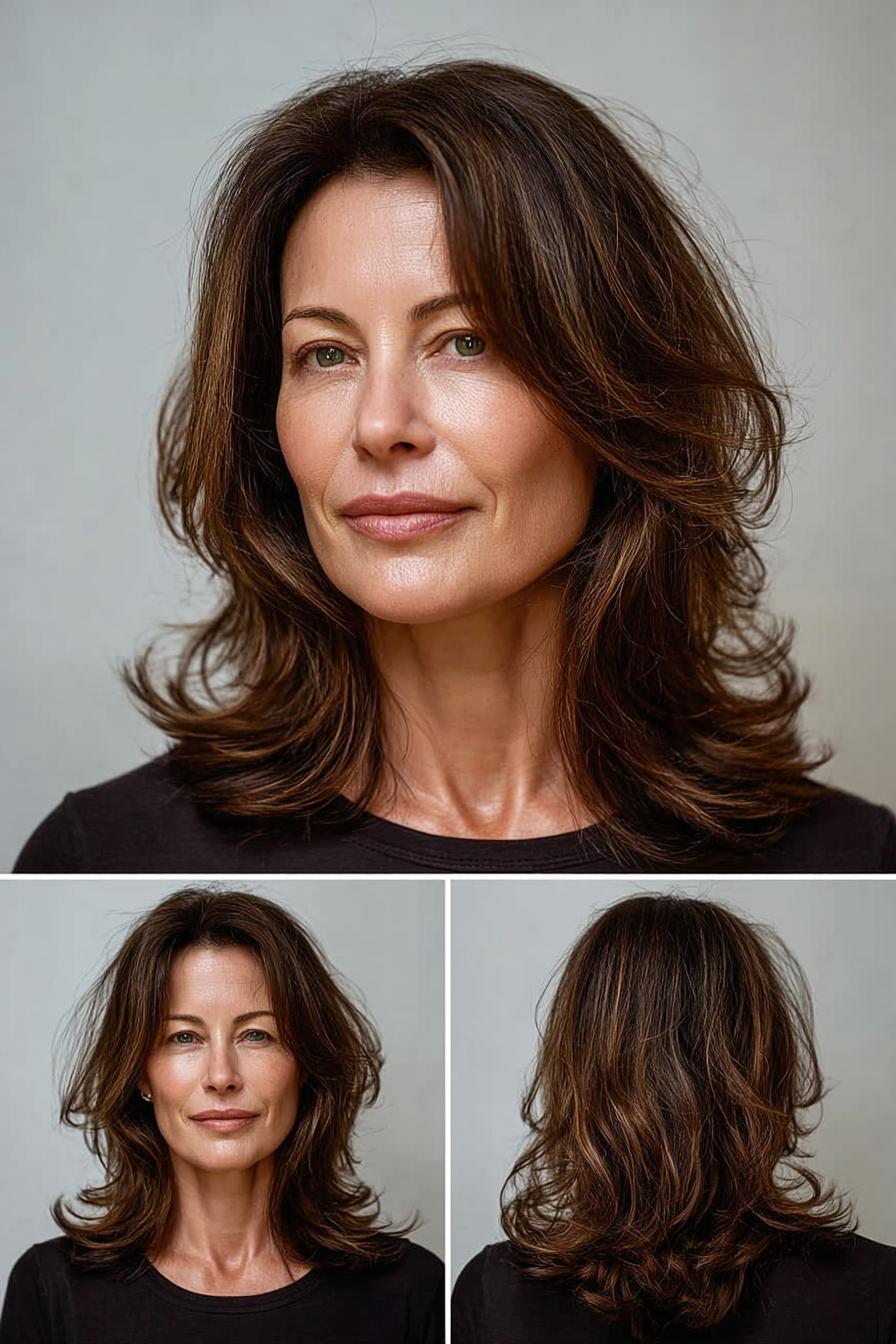 Soft Layered Shoulder Length