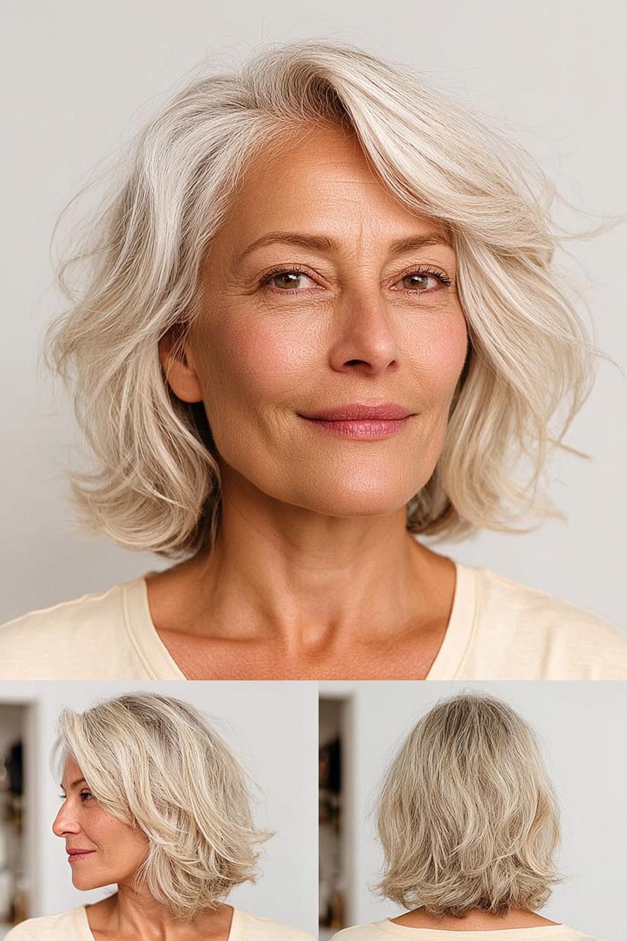 Soft Silver Bob Elegance