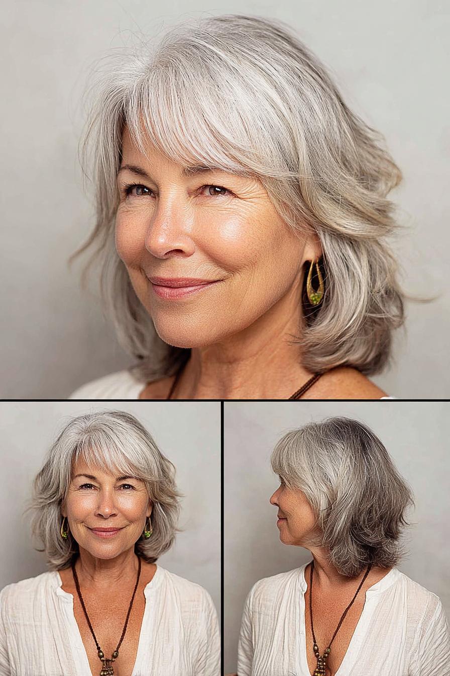 Soft Silver Waves Framing