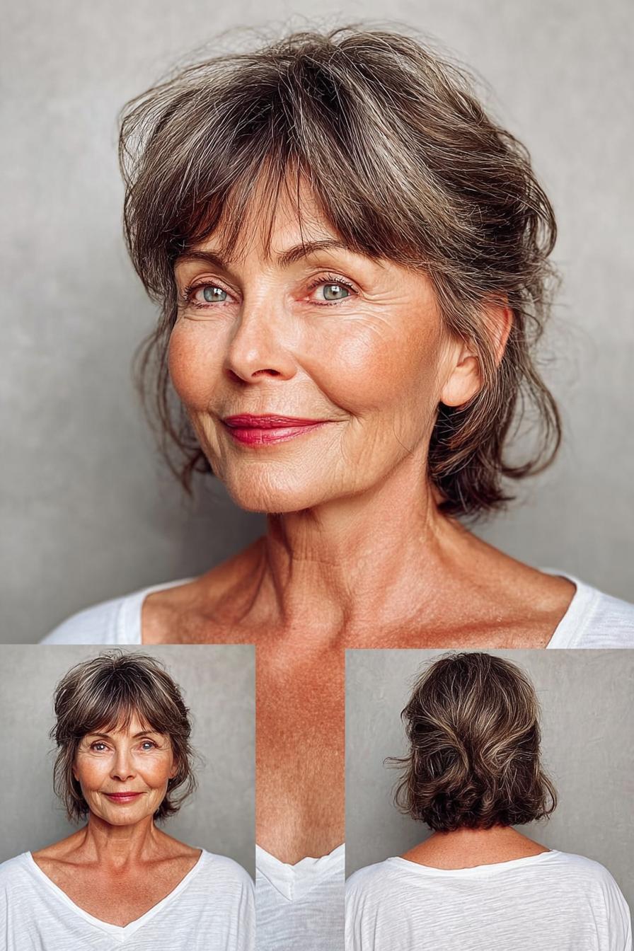 Tousled Layered Bob