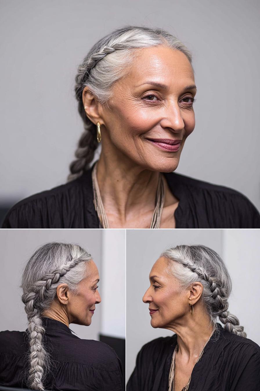 Braided Silver Elegance