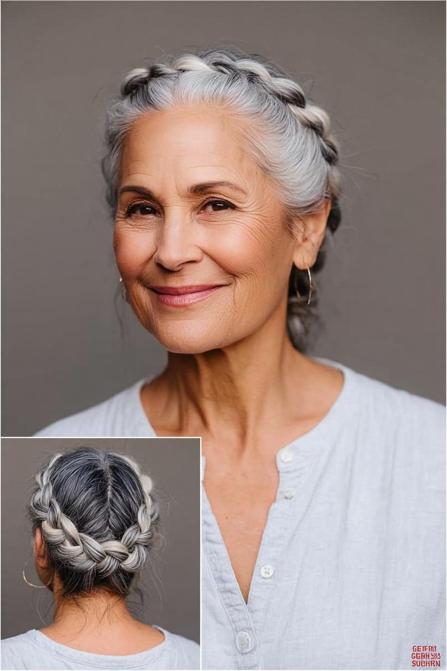 Crowned In Silver Braids