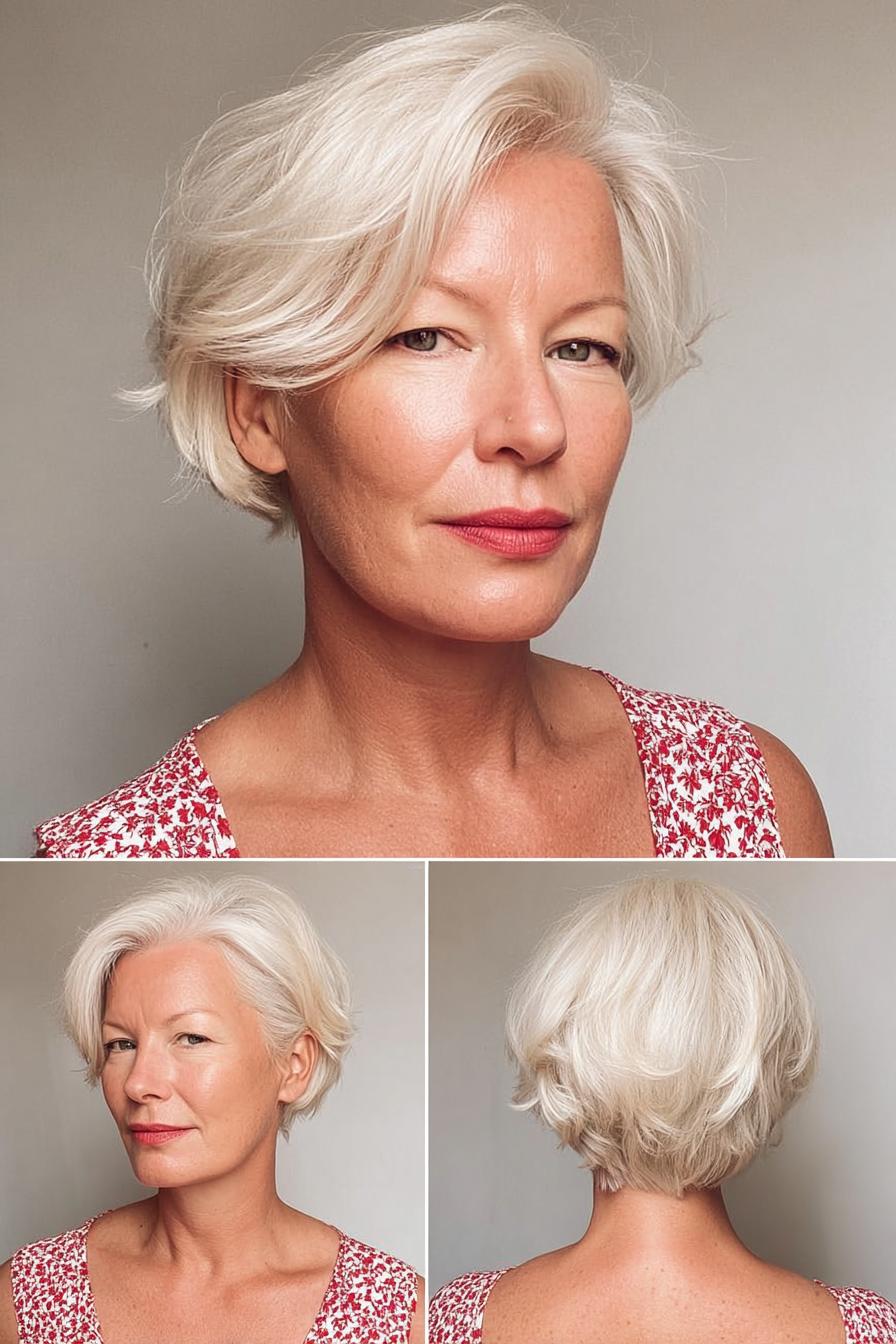 Feathered Silver Side Sweep