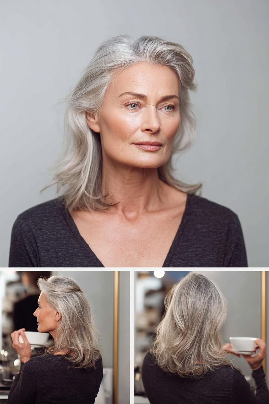 Silver layers in gentle motion