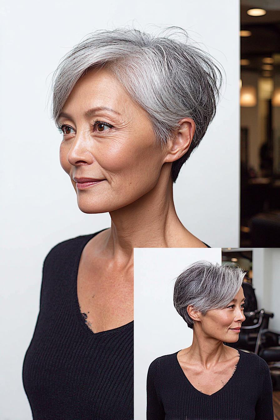 Silver pixie bob elegance