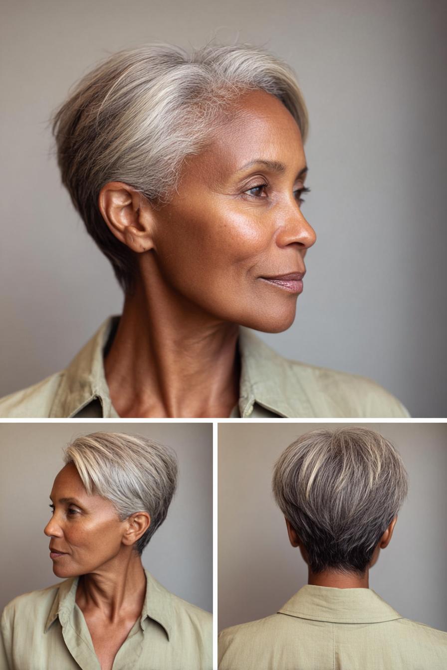 Silver pixie soft elegance