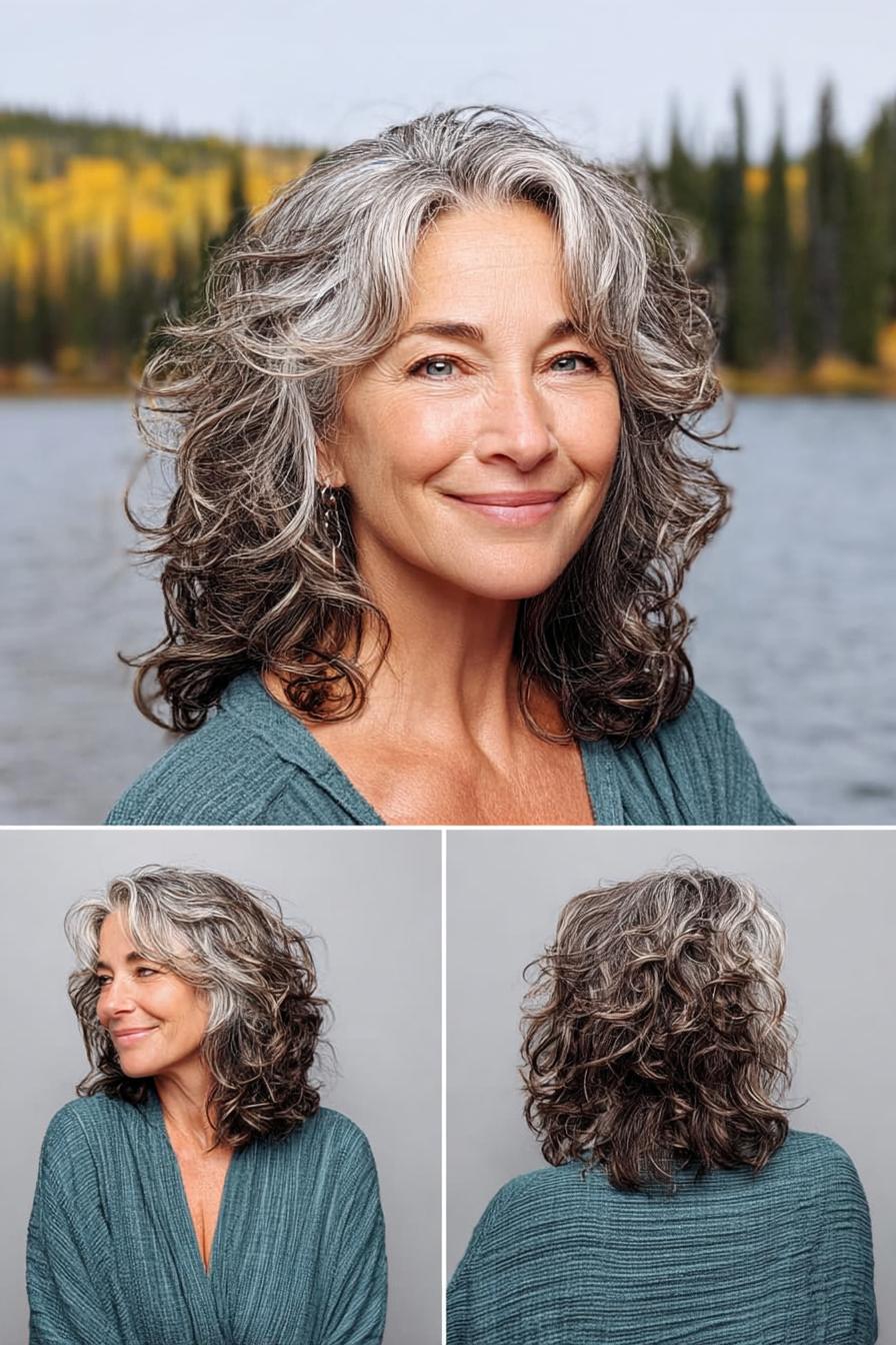Soft layered gray waves