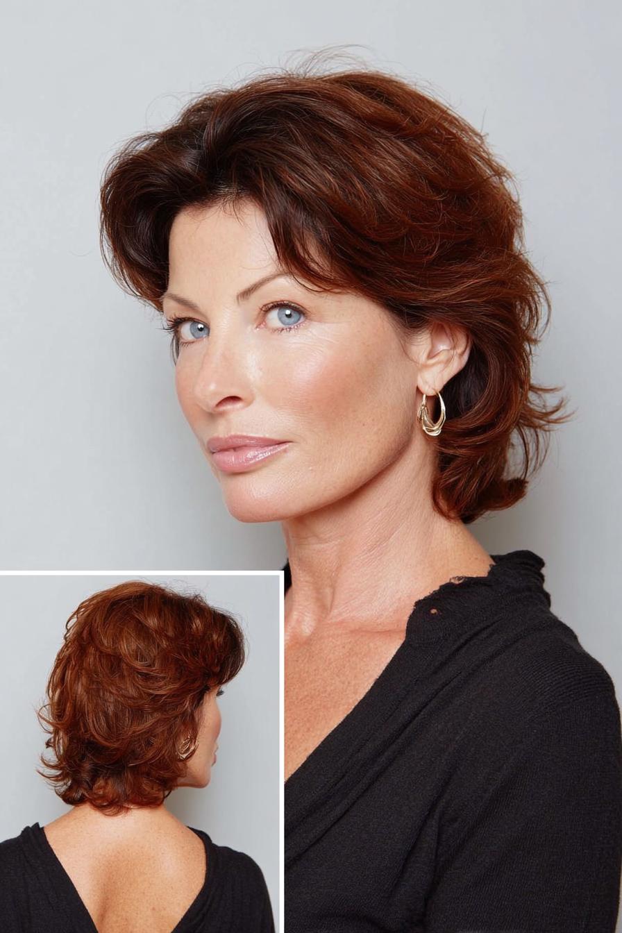 Soft Layers Side Swept Elegance