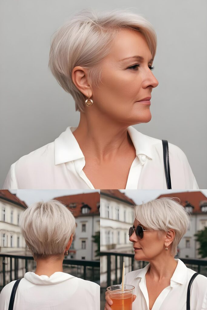 soft silvery pixie grace