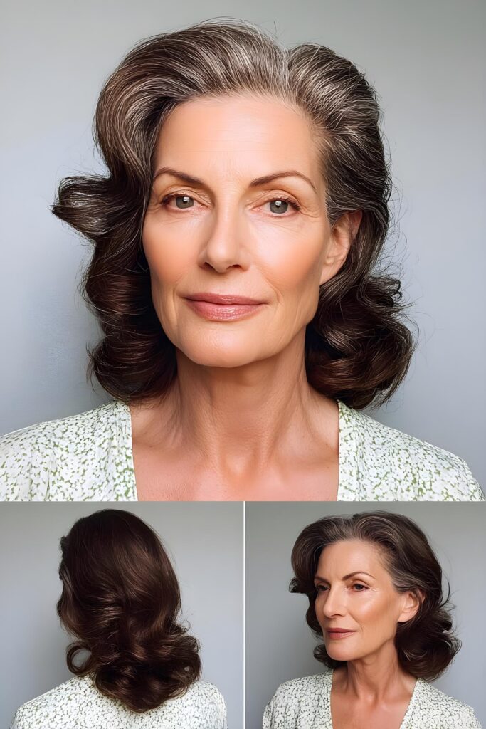 soft wavy silver grace