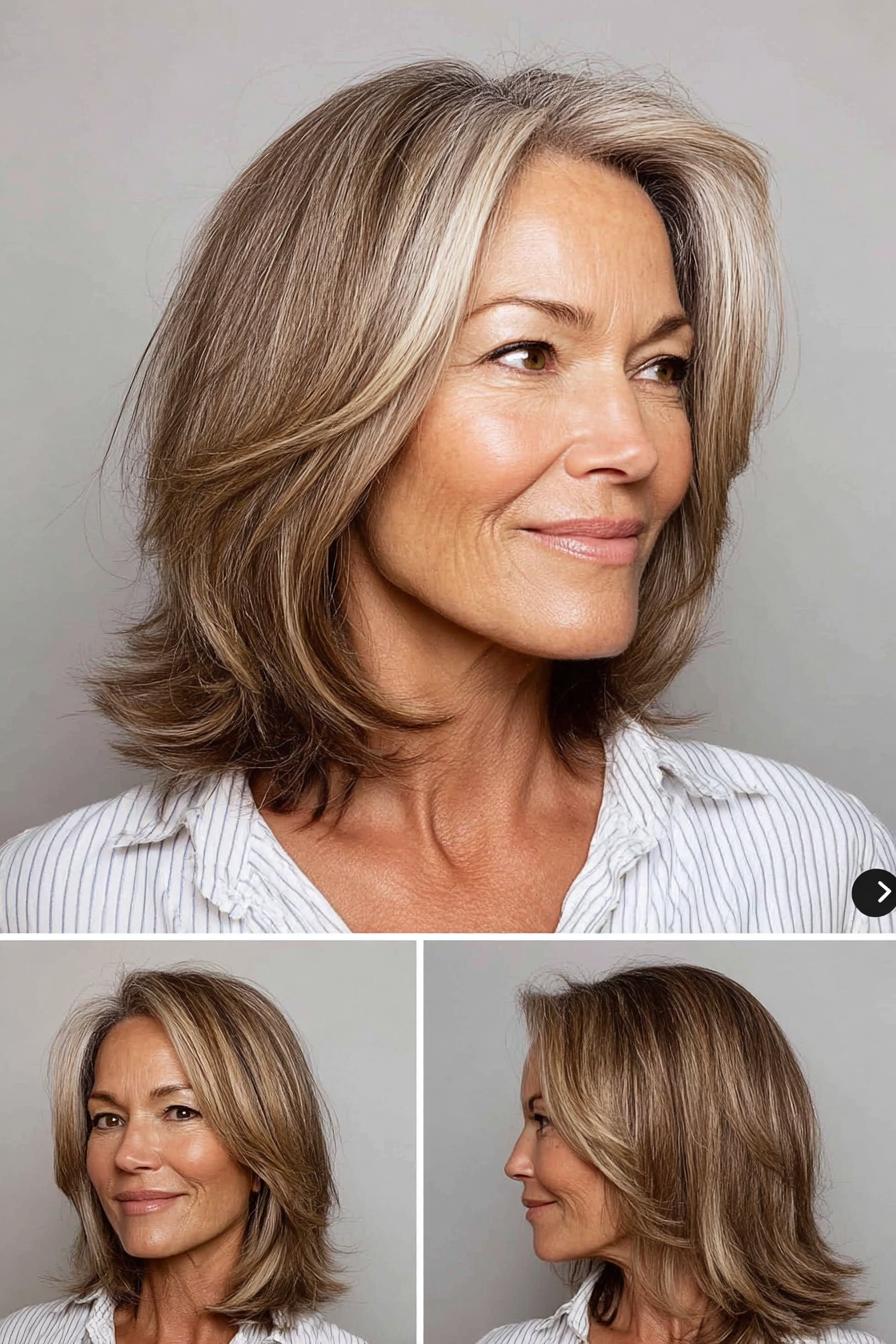 Sunlit Soft Layered Tresses