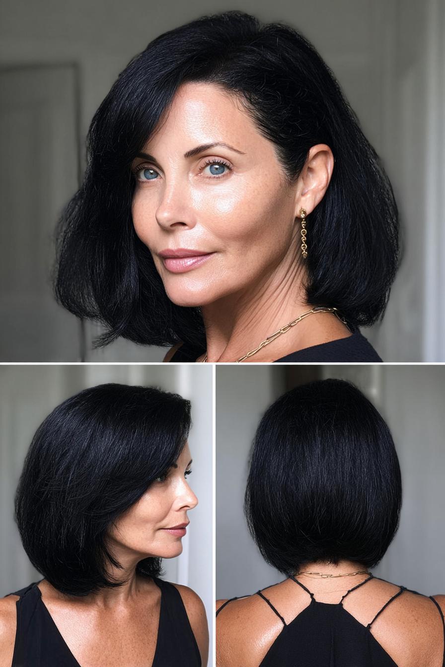 Soft Jet Black Bob