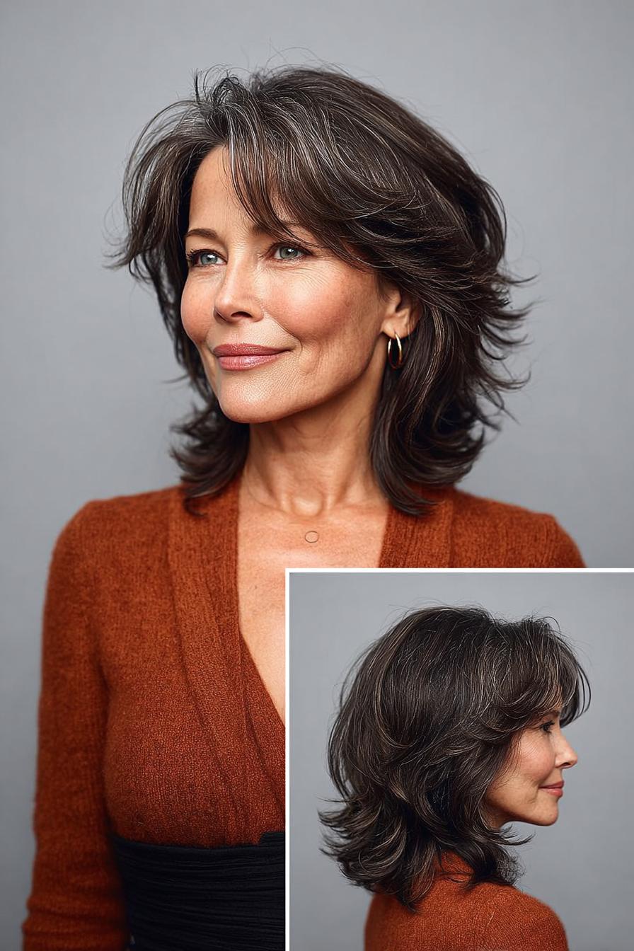 Soft Layered Shoulder Length