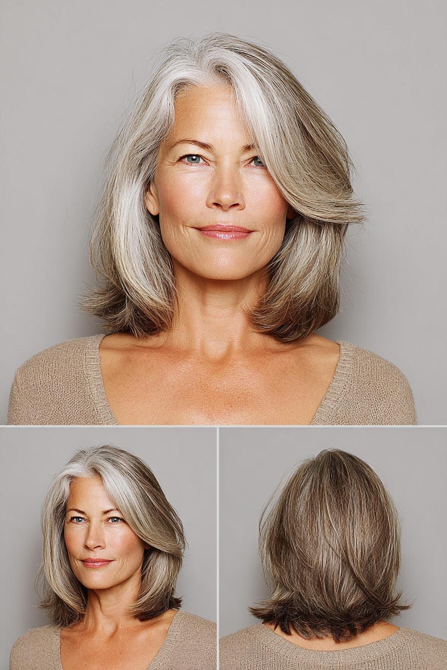 Soft Silver Ash Waves