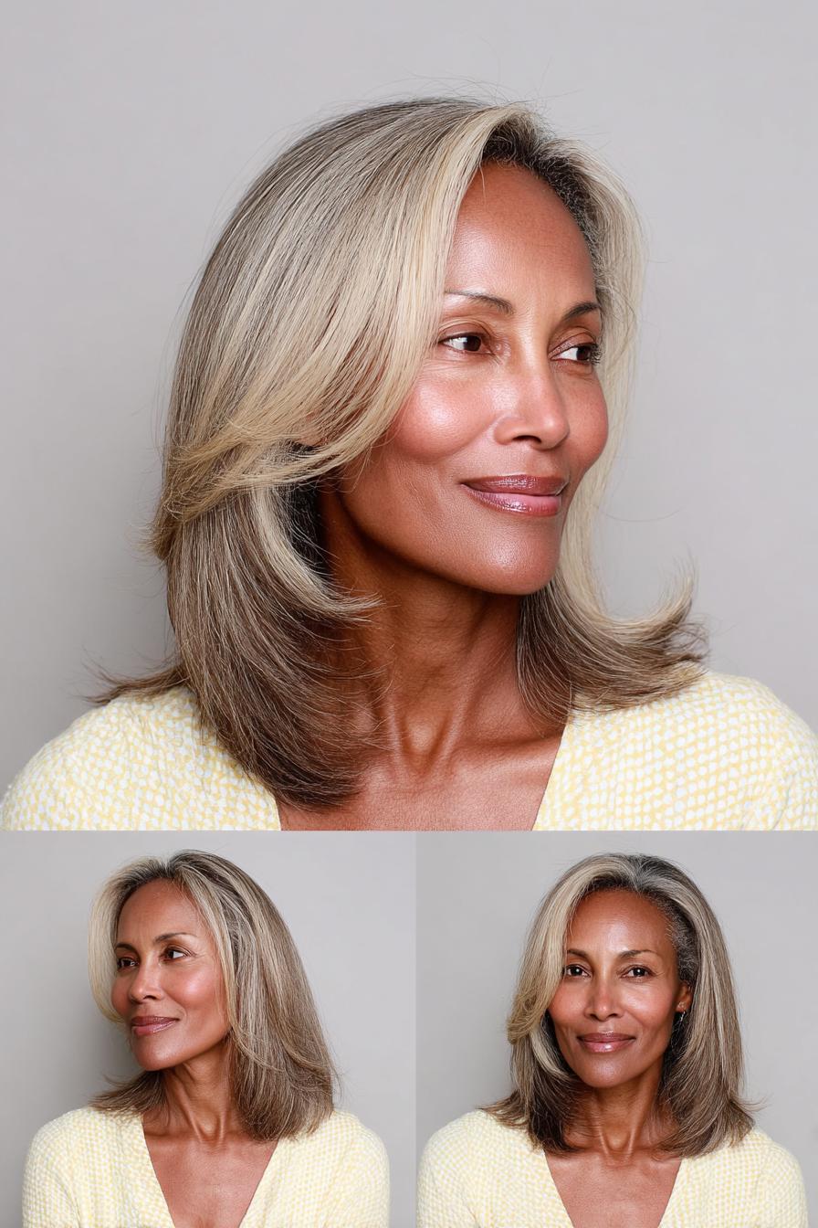 Soft Silver Feathered Layers