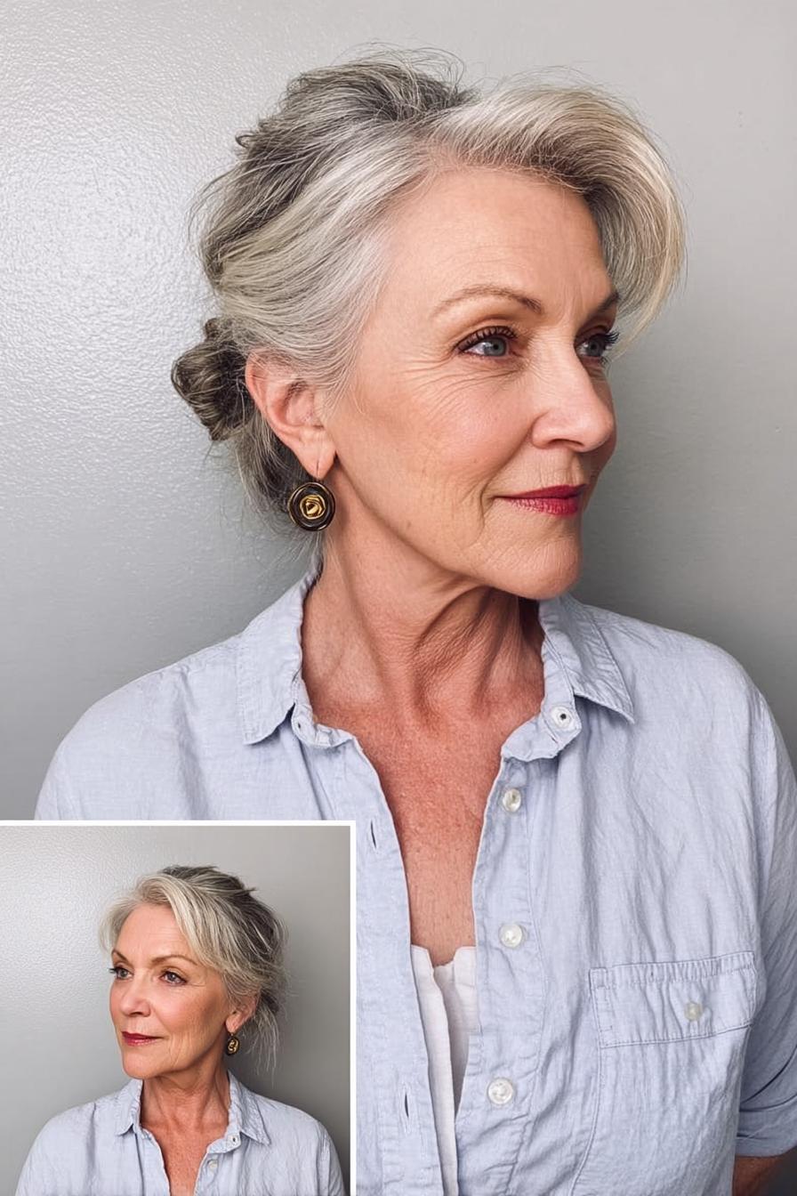 Soft Silver Twisted Elegance