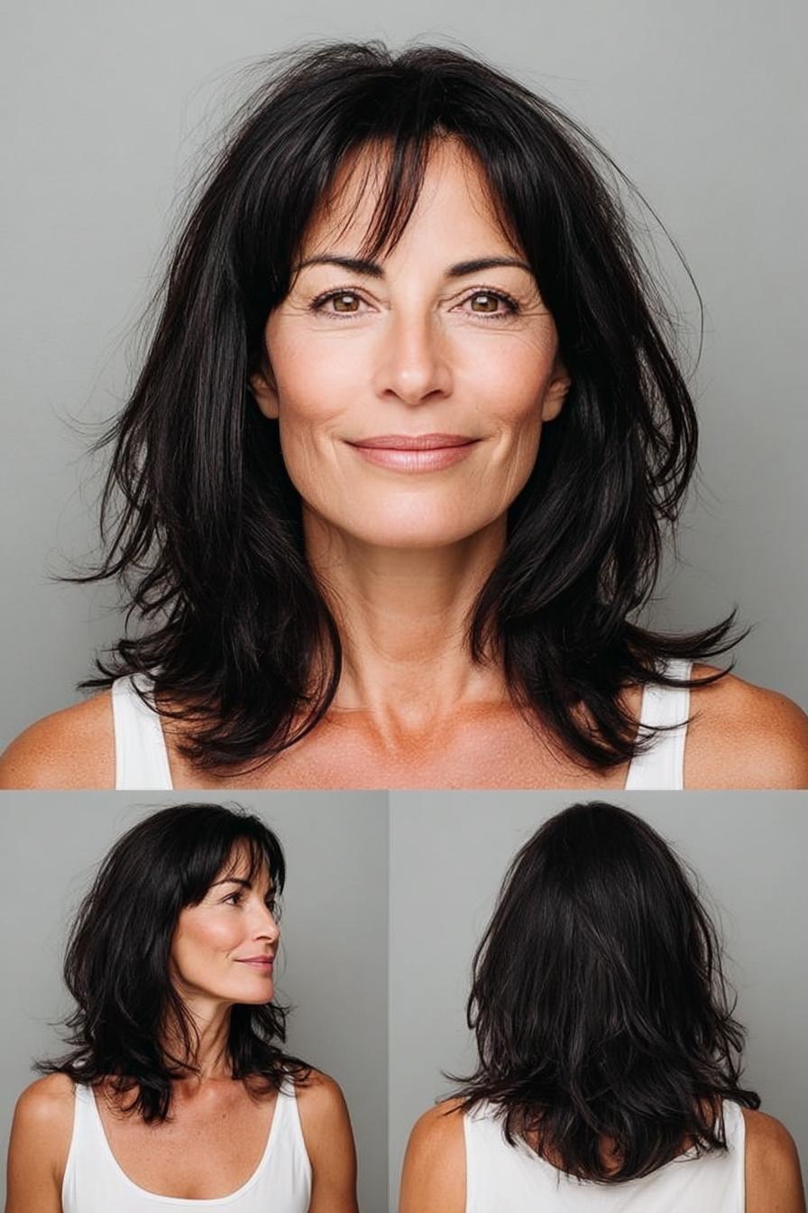 Soft Wispy Layered Bob