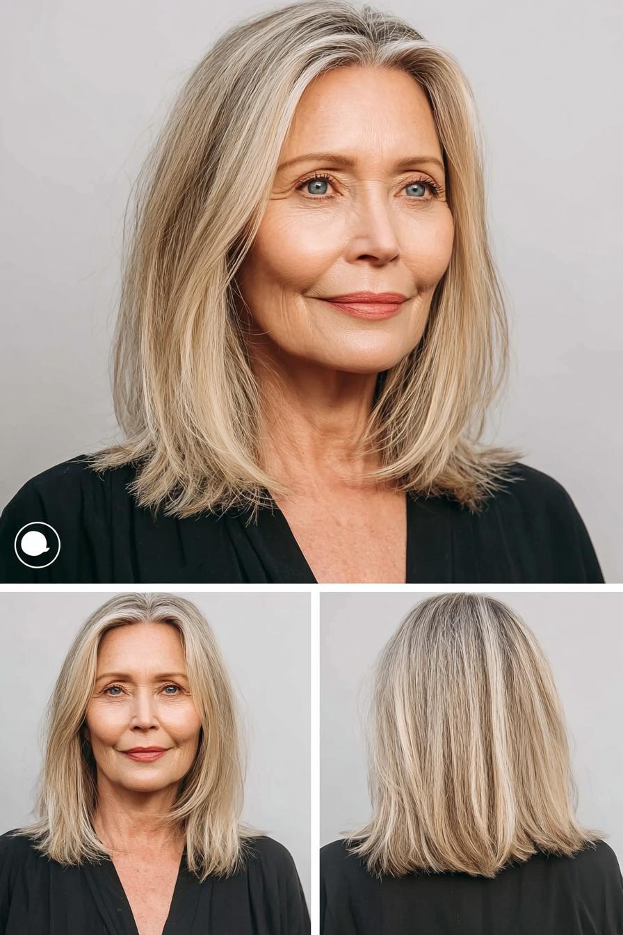 Polished Blonde Bob