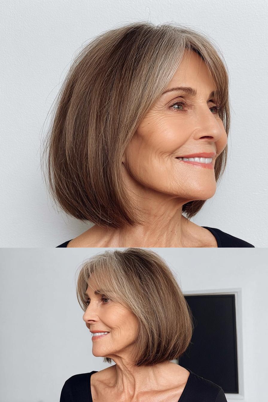Polished Soft Layered Bob