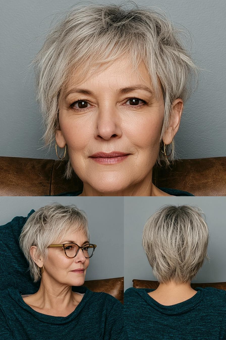 Silver pixie with movement