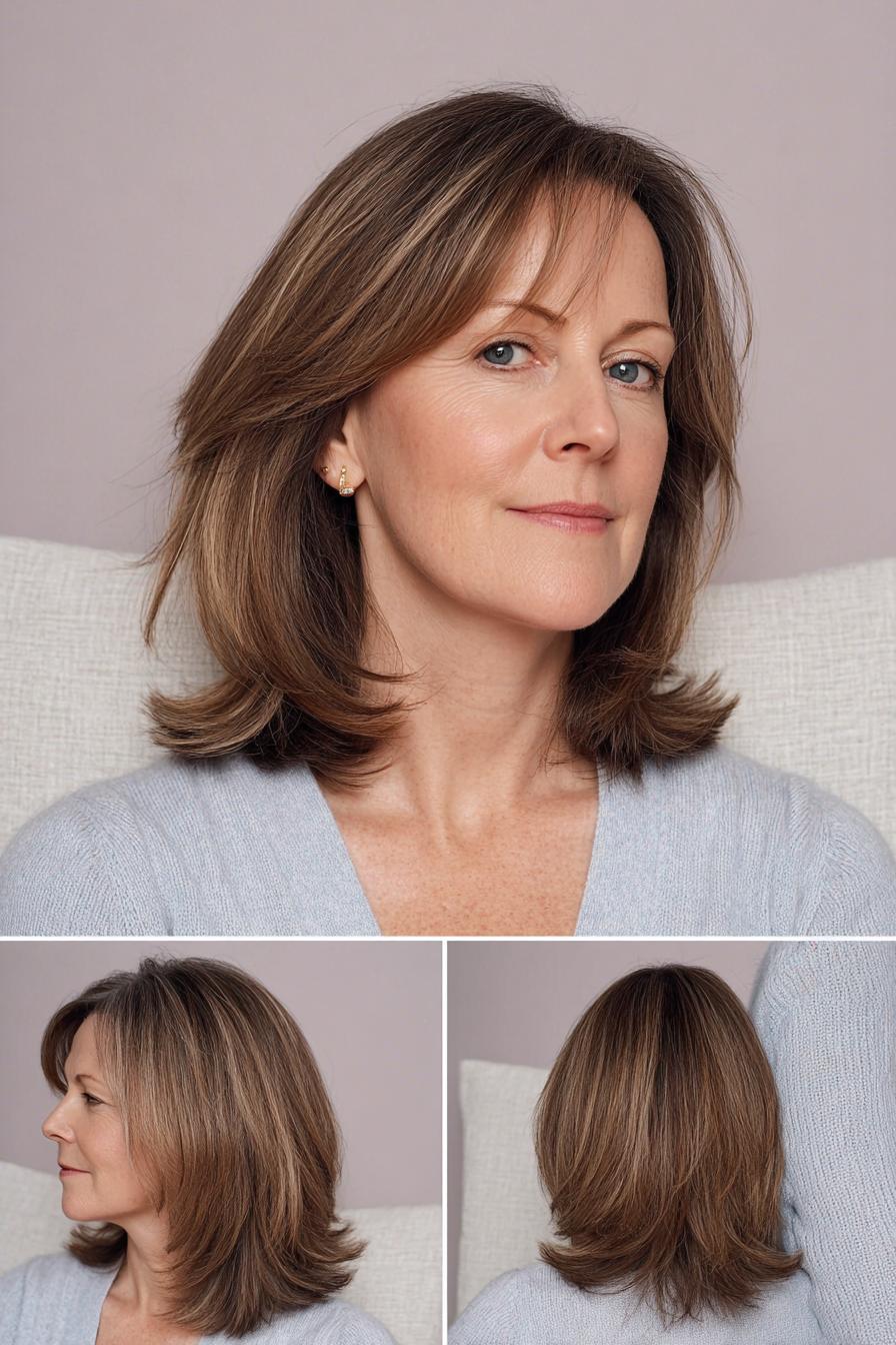 Soft Feathered Side Swept