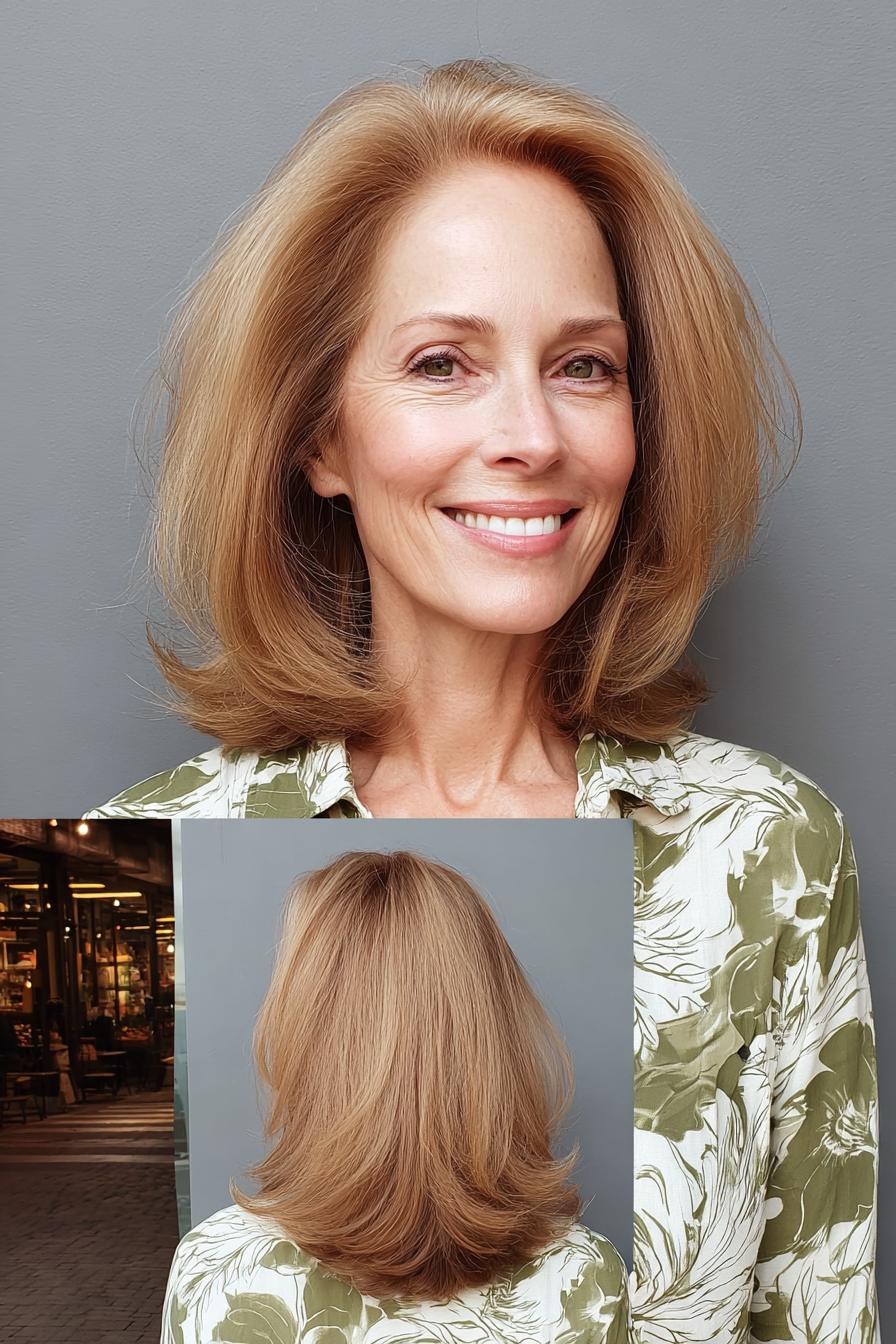 Soft Honey Blonde Layers