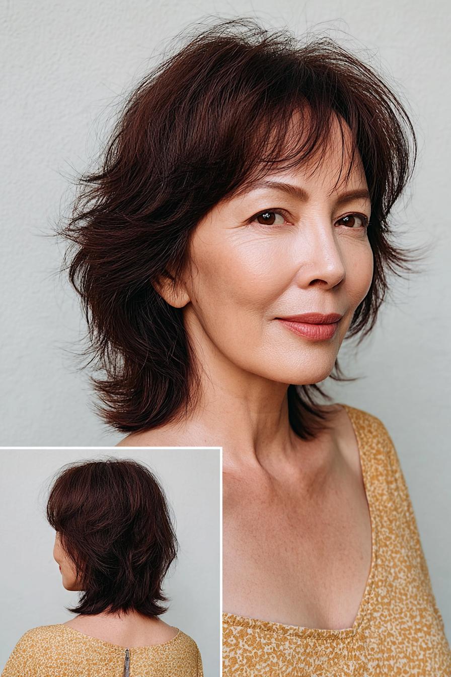Soft Layered Shag Elegance