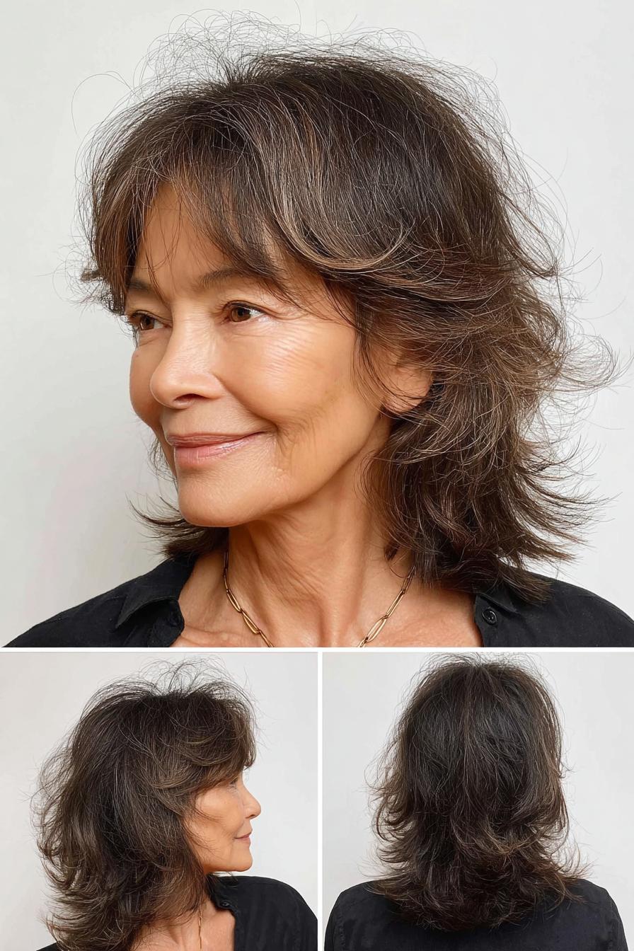 Soft Layered Shag Elegance