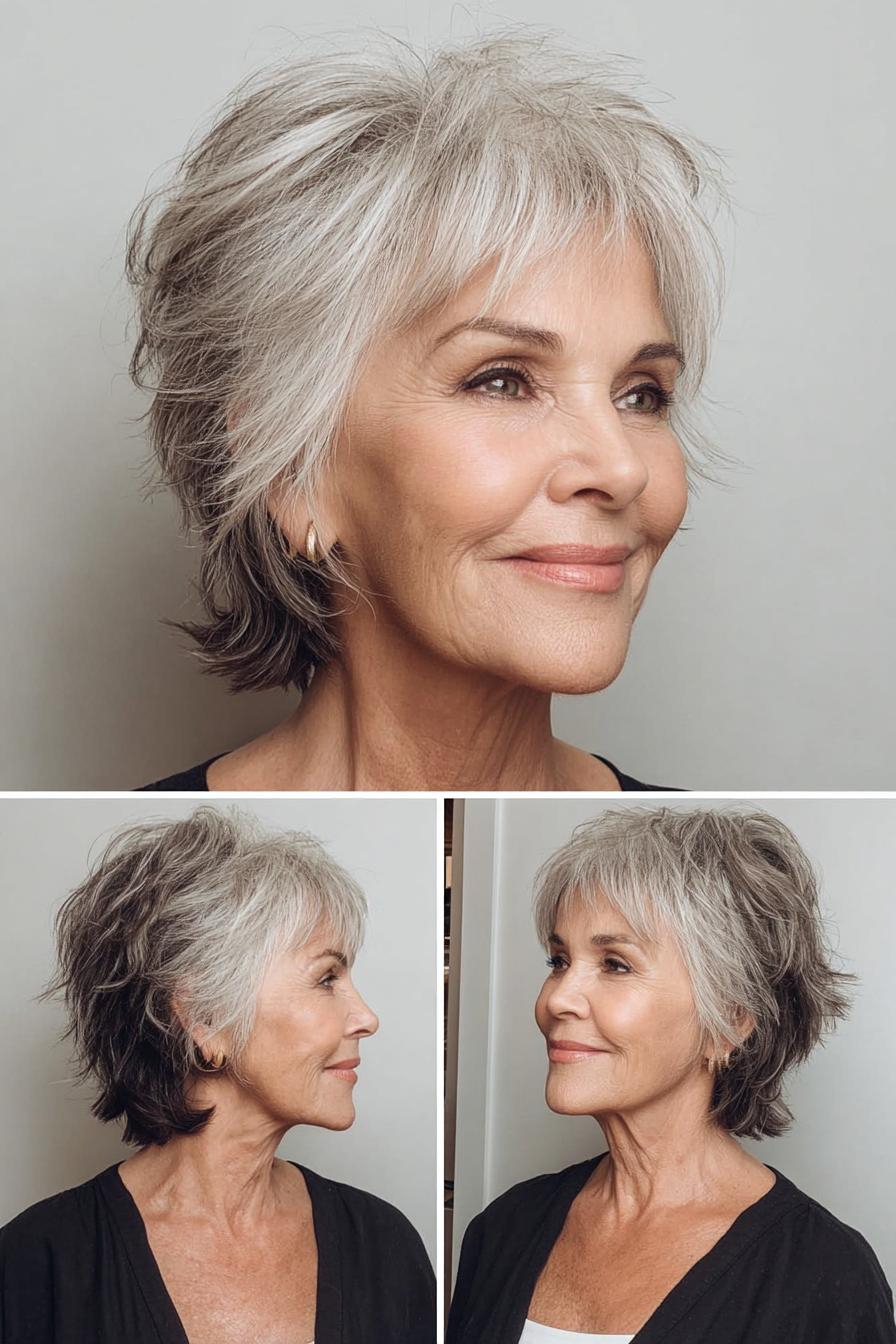 Soft Layered Shag Hairstyle