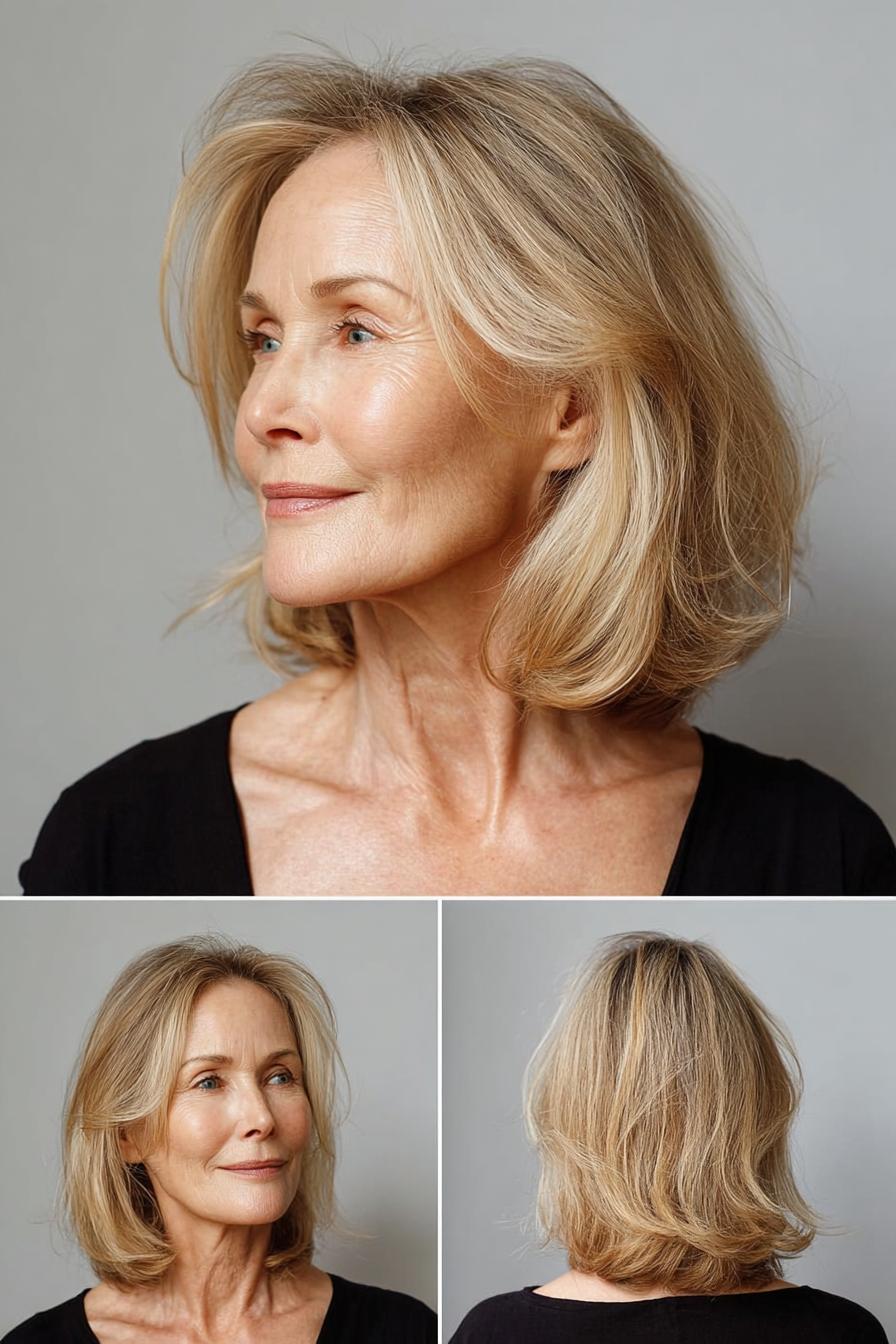 Soft Layered Shoulder Length Hair