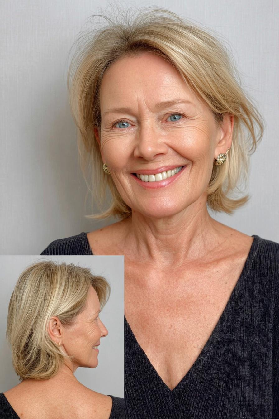 Soft Side Parted Bob