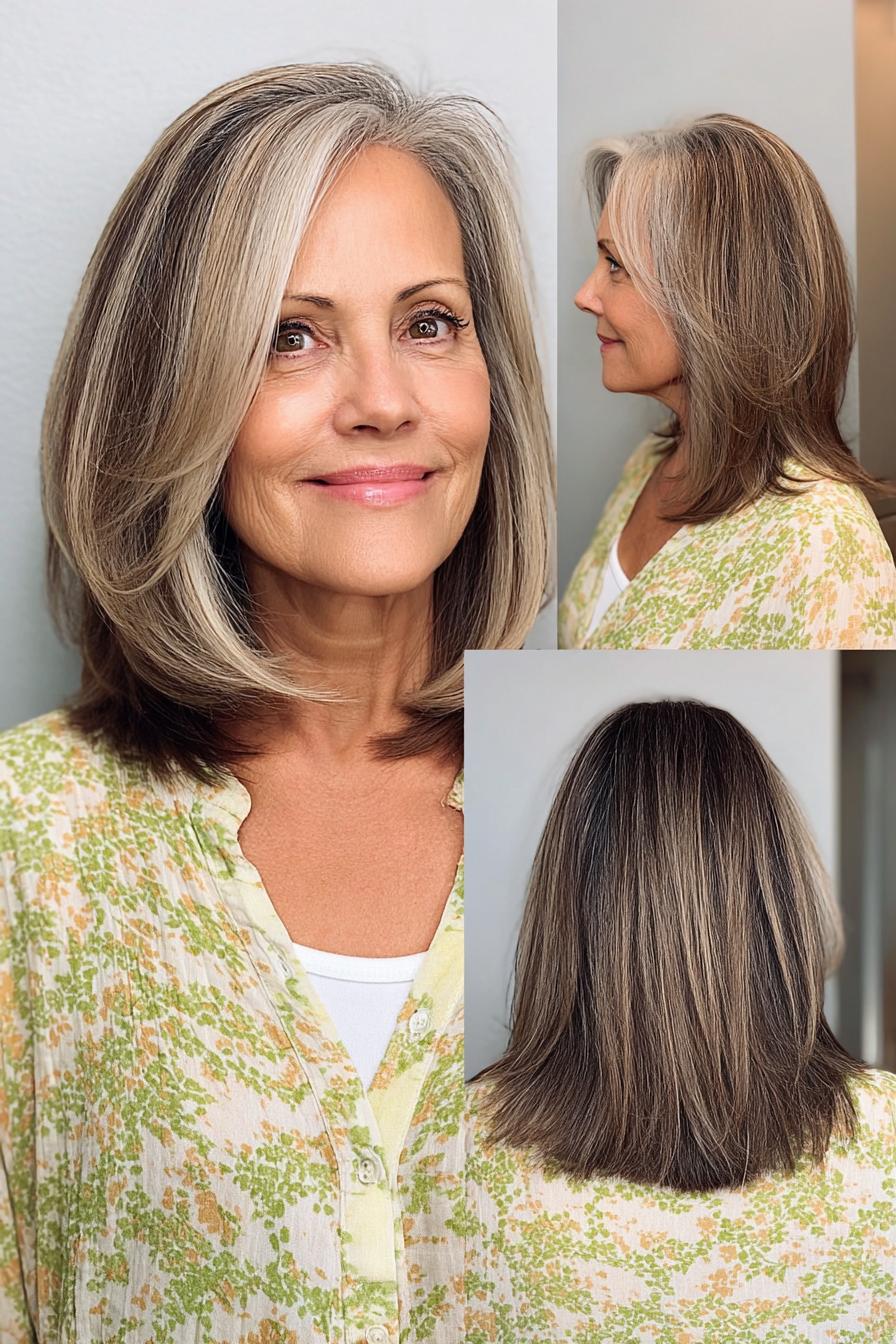 Soft Sunlit Silver Layers