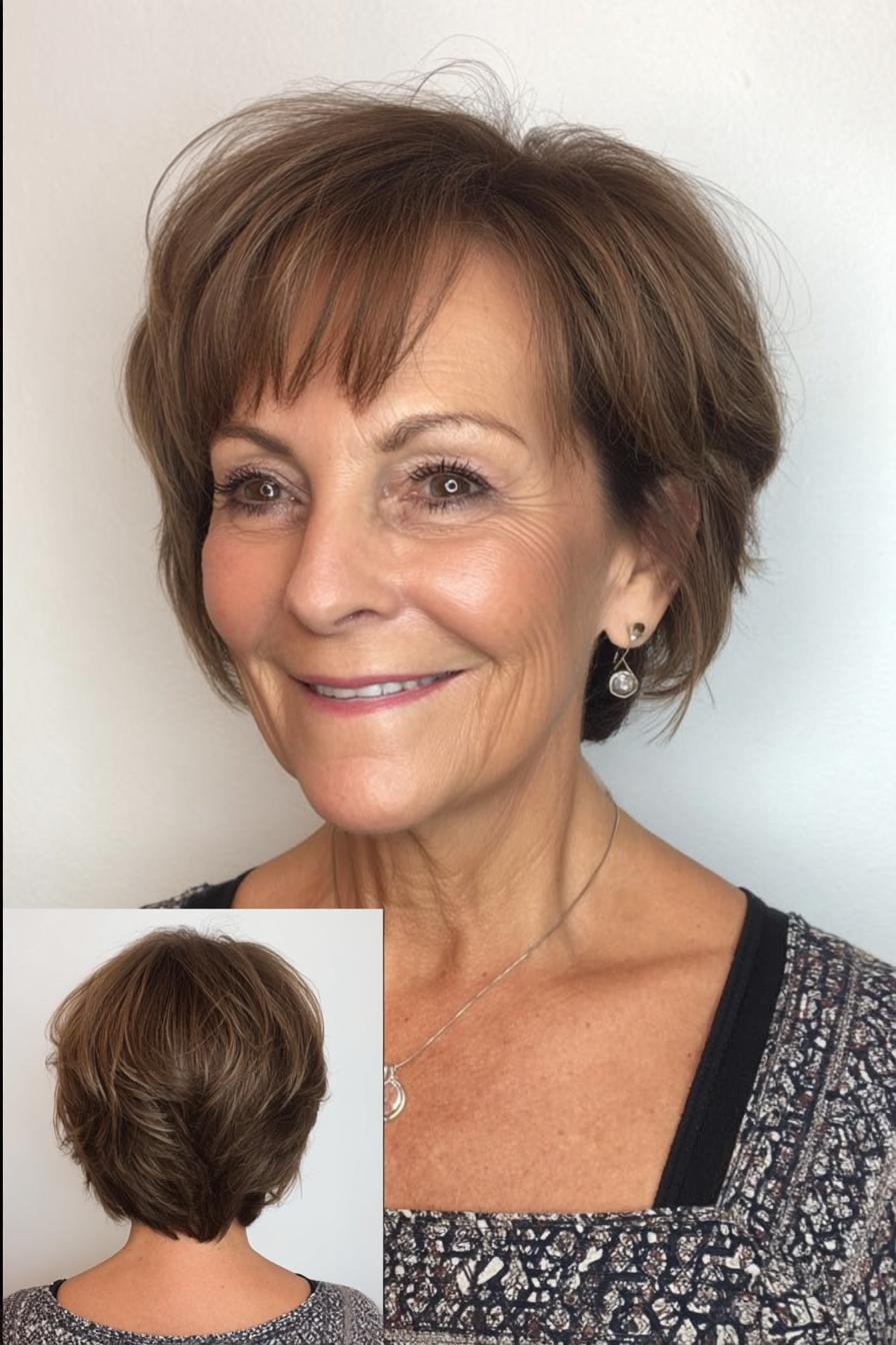Soft Textured Bob With Movement