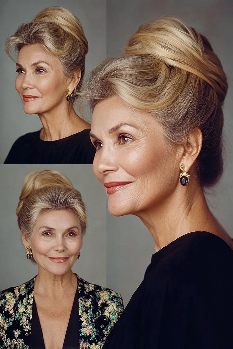 Elegant French Twist Updo