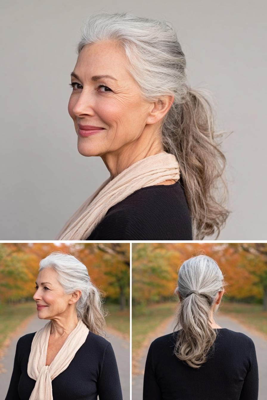 Soft Silver Waves Framing