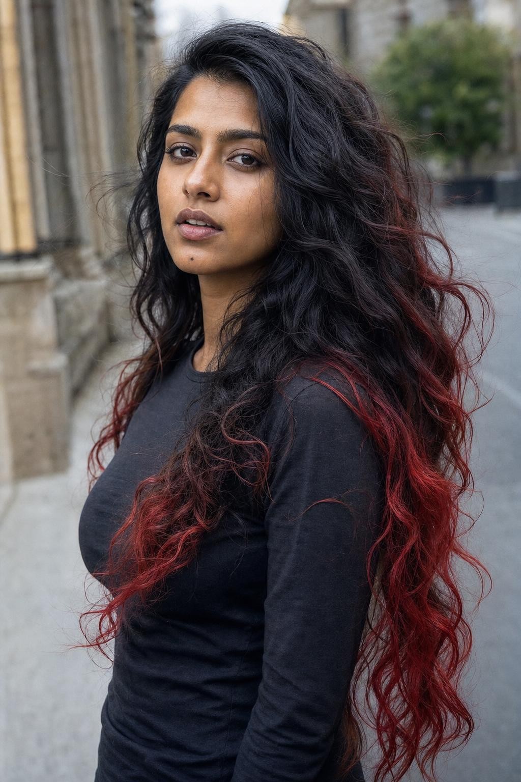 Main Character Fiery Hair Energy