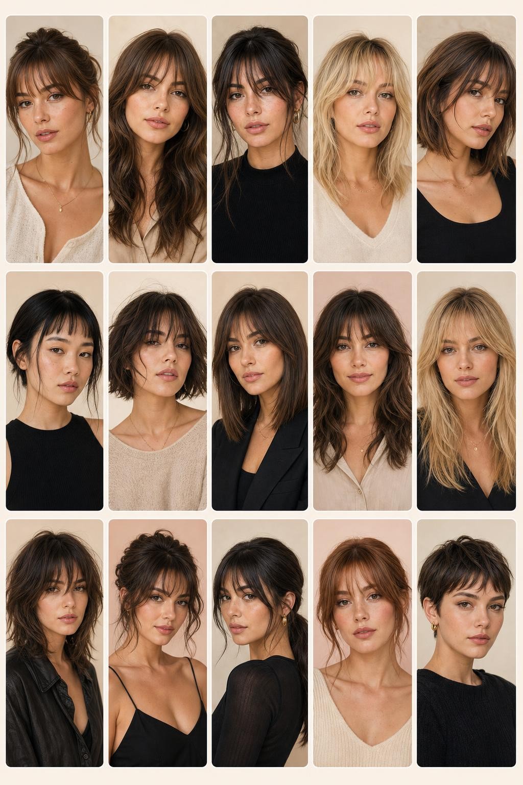 Soft French Wispy Bangs